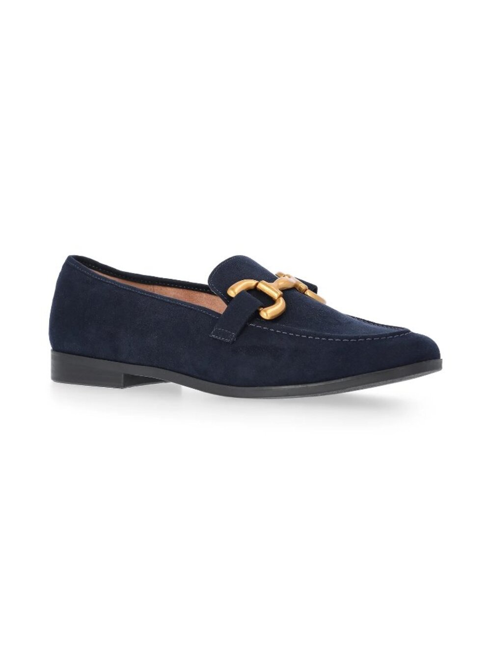 NWT Time and Tru Faux Microsuede Buckle Loafers Slip On Flats